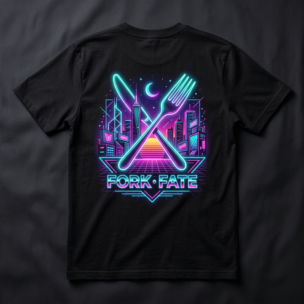 Neon Nights back print