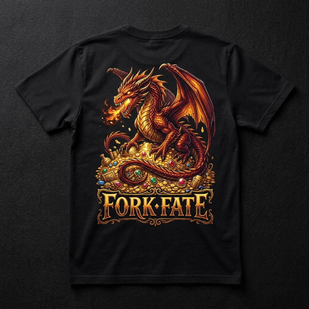 Dragon's Hoard back print