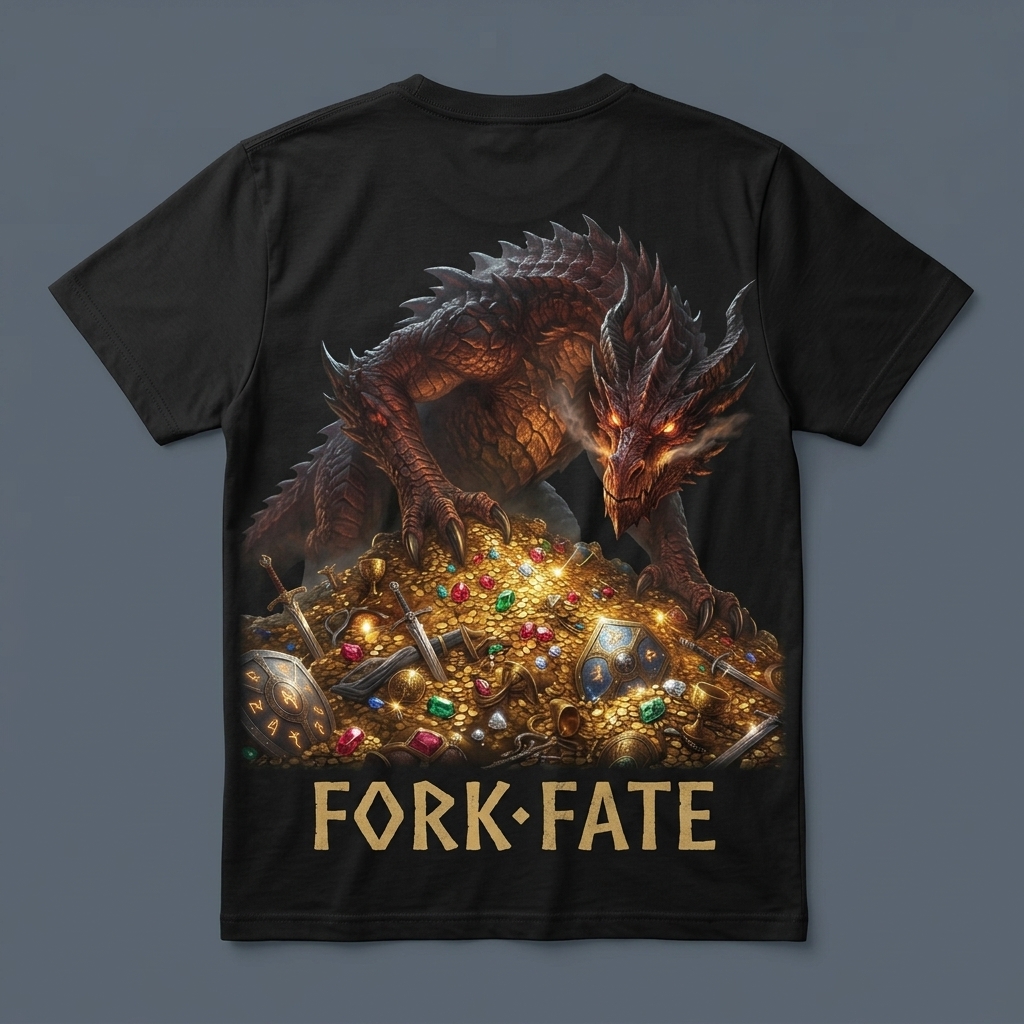 Dragon's Hoard back print